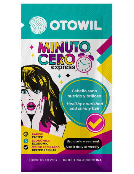 Minuto Cero - Mascara de Reparacion Capilar | Sobre x 25 grs.