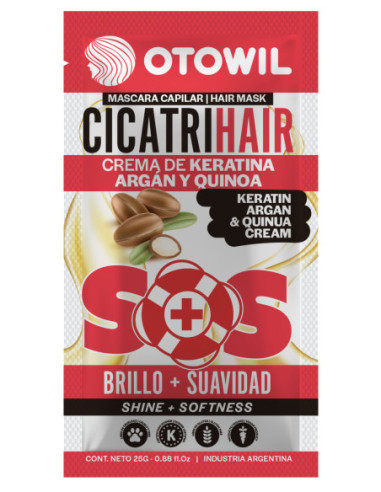 Cicatrihair - Keratina y Argan | Sobre x 25 grs. 