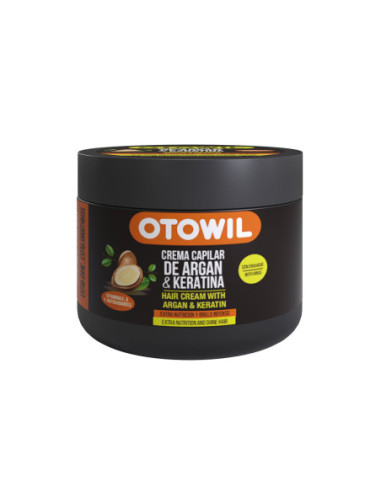 Crema Capilar de Argan & Keratina | Pote x 250grs.