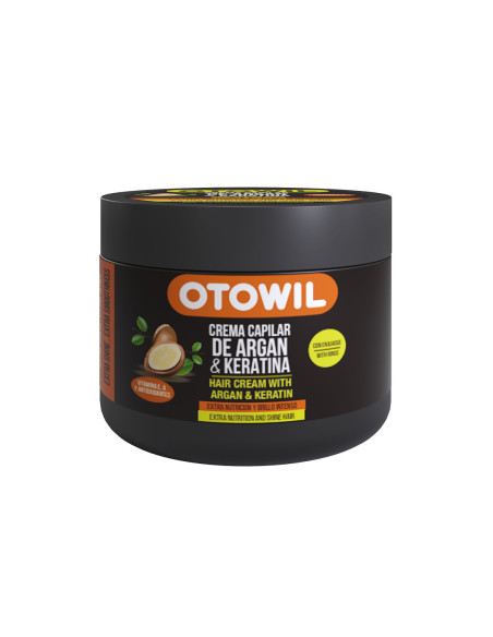 Crema Capilar de Argan & Keratina | Pote x 250grs.