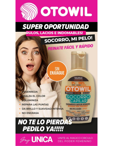 Socorro Capilar - Tratamiento Multiple Accion | Frasco x 60 ml.