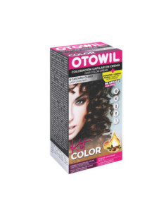 Kit Simple - Argan |5 Castaño Claro  +  Oxidante 20 Vol + Puntitas Fashion + Guantes