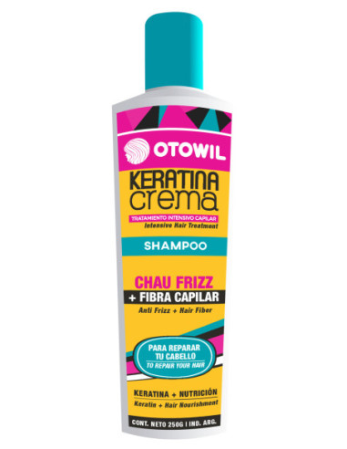 Keratina en Crema - Shampoo | Frasco x 250 grs.
