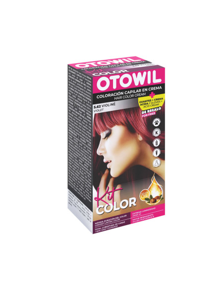 Kit Simple - Argan |5.62 Violine  +  Oxidante 20 Vol + Puntitas Fashion + Guantes