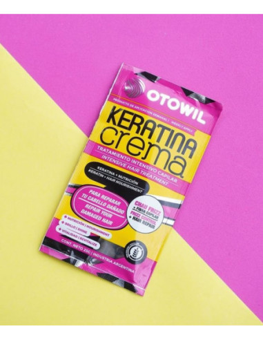Keratina en Crema - Tratamiento Reparador | Sobre x 25 grs.