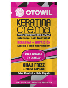 Keratina en Crema - Tratamiento Reparador | Sobre x 25 grs.