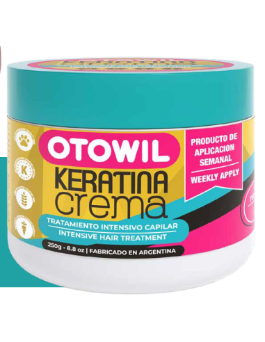 Keratina en Crema - Tratamiento Reparador | Pote x 250 grs.