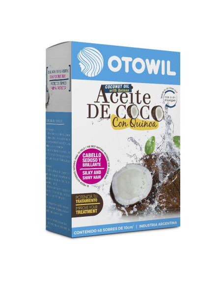 Aceite de Coco con Quinoa Caja x 48  Sobres x 10 grs c/u