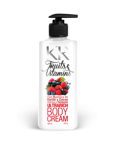 KR Fruits & Vitamin Red Fruits Body Cream 360 ml