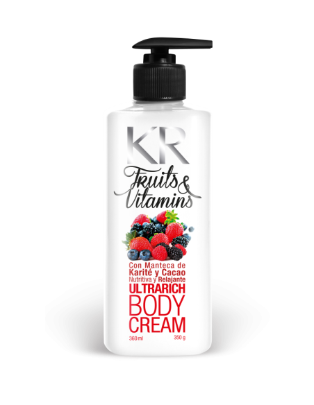 KR Fruits & Vitamin Red Fruits Body Cream 360 ml