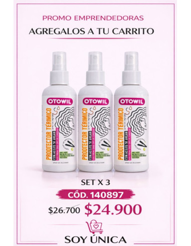 PromoEmprendedora Protector termico x 3