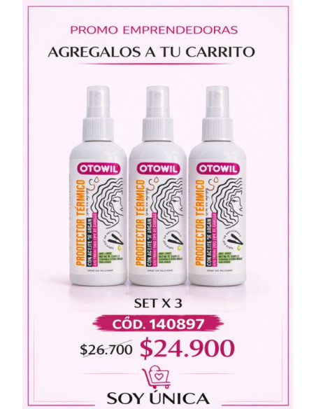 PromoEmprendedora Protector termico x 3