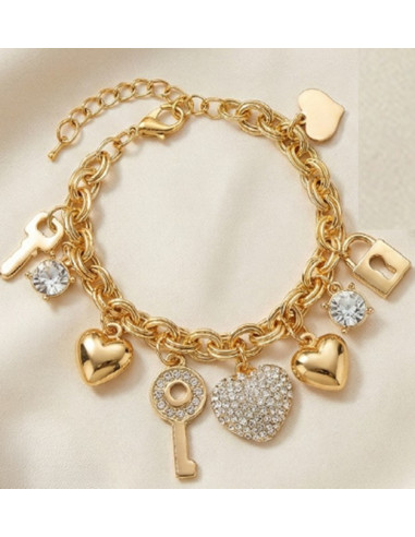 Pulsera Pandora Charm Gold