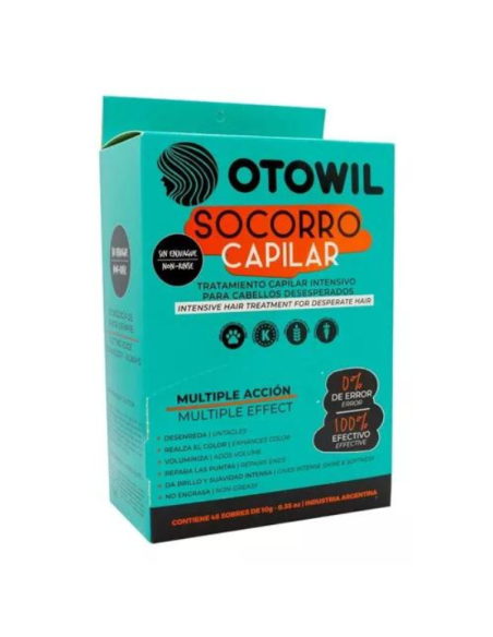 Socorro Capilar - Tratamiento Multiple Accion - Caja x 48 Sobres x 10 grs. c/u