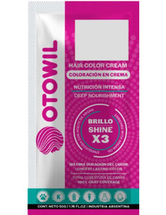 Crema Colorante Capilar - Argan |9.1 Rubio Muy Claro Ceniza| Sobre x50grs.