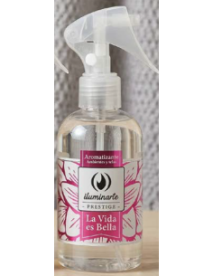 Aromatizador Textil Iluminarte La Vida Es Bella x200ml