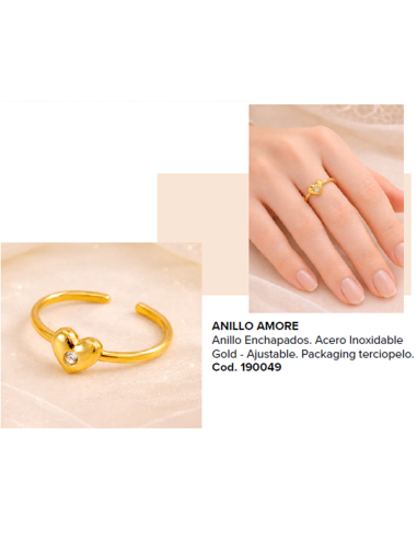Anillo Amore Gold