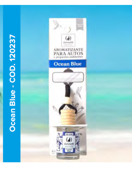 Difusor para Auto Iluminarte Ocean Blue 10 ml