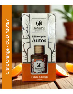 Difusor para Auto Iluminarte Auto Citric Orange 10 ml
