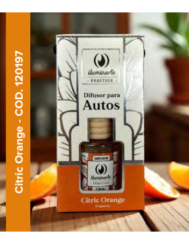 Difusor para Auto Iluminarte Auto Citric Orange 10 ml