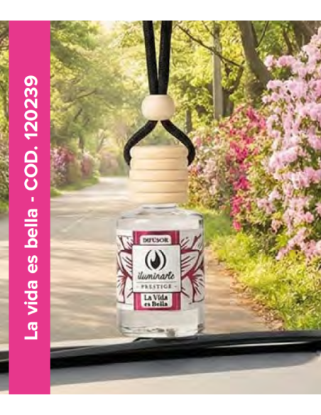 Difusor para Auto Iluminarte La Vida es Bella 10 ml