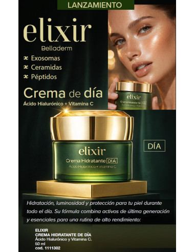 Crema Hidratante de Dia  - Acido Hialuronico y Vitamina C x 50ml
