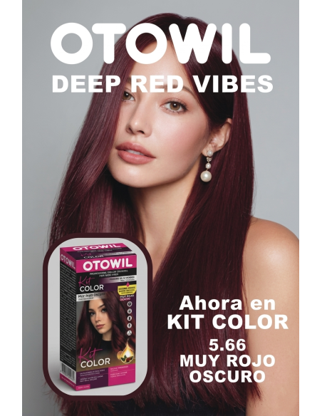 Kit Simple - Argan |5.66 Muy Rojo Oscuro + Doble Oxidante 20 Vol + Puntitas Fashion + Guantes