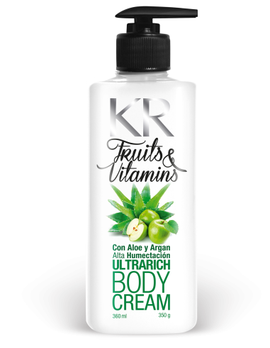 KR F&V body cream Aloe alta humectación 350g