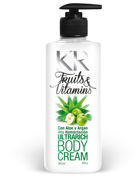 KR F&V body cream Aloe alta humectación 350g