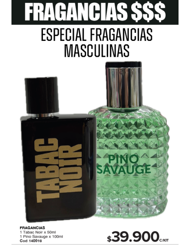KIT Fragancias x2 (Tabac + Pino)