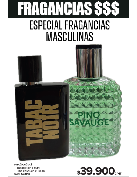 KIT Fragancias x2 (Tabac + Pino)