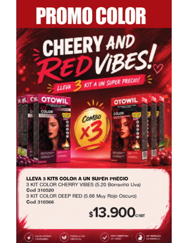 SET X 3 Kit Simple - Argan Cherry Vibes - 5.20 Borravino Uva