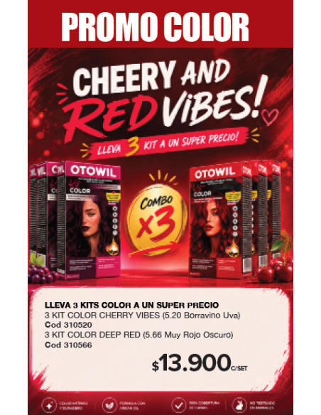 SET X 3 Kit Simple - Argan Cherry Vibes - 5.20 Borravino Uva