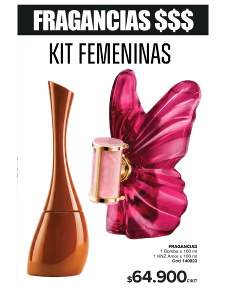 KIT Fragancias x2 (BOMBA! + KNZ Amor)