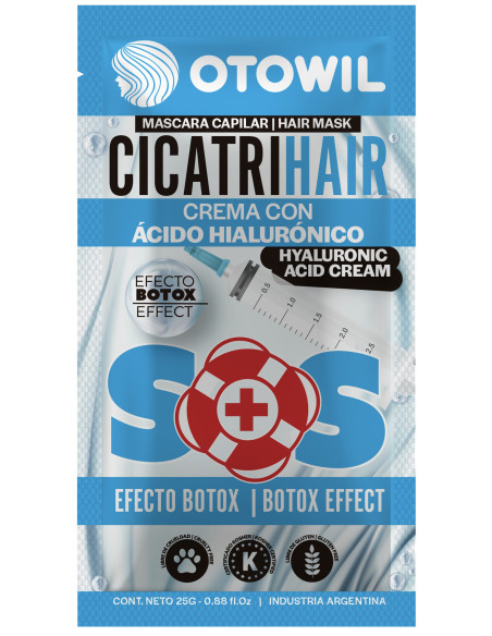 Cicatrihair - Keratina y acido Hialuronico | Sobre x 25 grs.