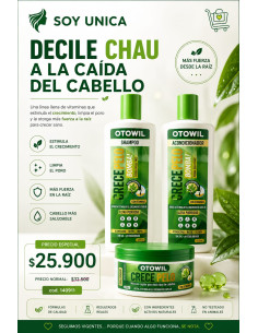 Crece Pelo Shampoo+Acond+Mascara