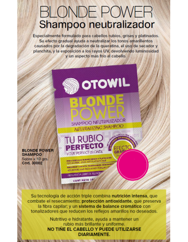 Blonde Power Shampoo | Sobre x 10 grs. 