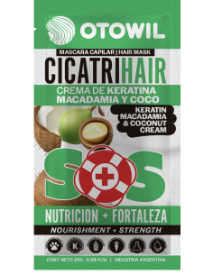 Cicatrihair - Keratina y Macadamia | Sobre x 25 grs.